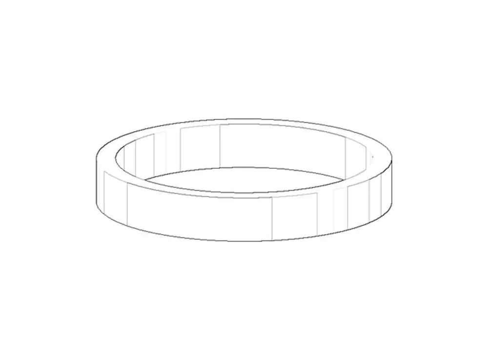 DORNBRACHT Ring ERSATZTEILE 092810125 D. 22,5 x D. 22,1 x 1,4 mm, 09281012590 Galeriebild 1